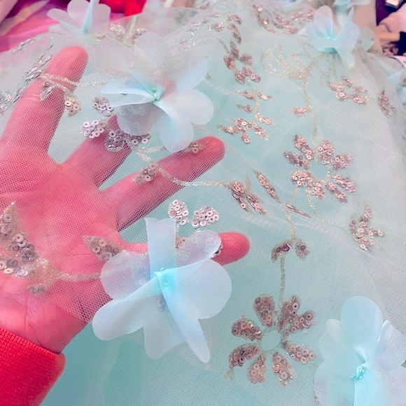 Corset Style Lace Up Back Pageant Prom Formal Quinceañera Dress Size Small - Picture 8 of 14